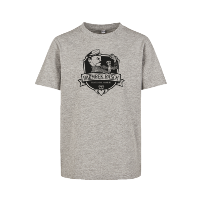 Kinder-T-Shirt Barmbek Basch Logo, grau